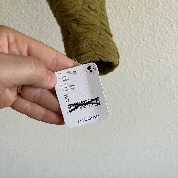 NWT FREE PEOPLE Kadi Quilted Short and Cropped Zip Up Hoodie Set Size Small - Picture 7 of 15